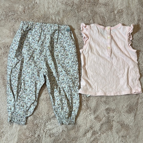 Lot of baby girls tops and pants Ralph Lauren, wheat, rare editions 12 mo - Picture 8 of 9